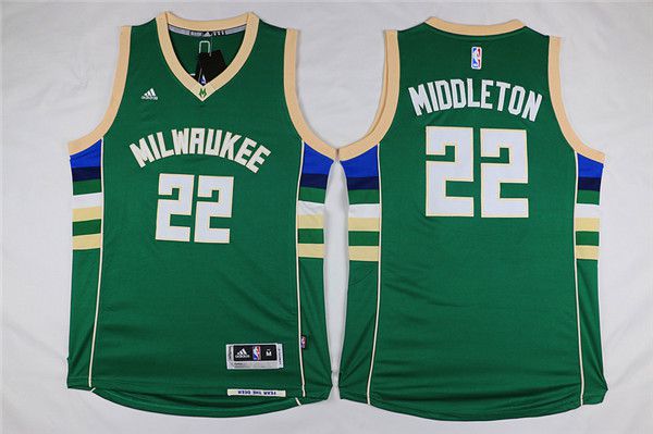 Men Milwaukee Bucks #22 Middleton Green Adidas NBA Jersey->orlando magic->NBA Jersey